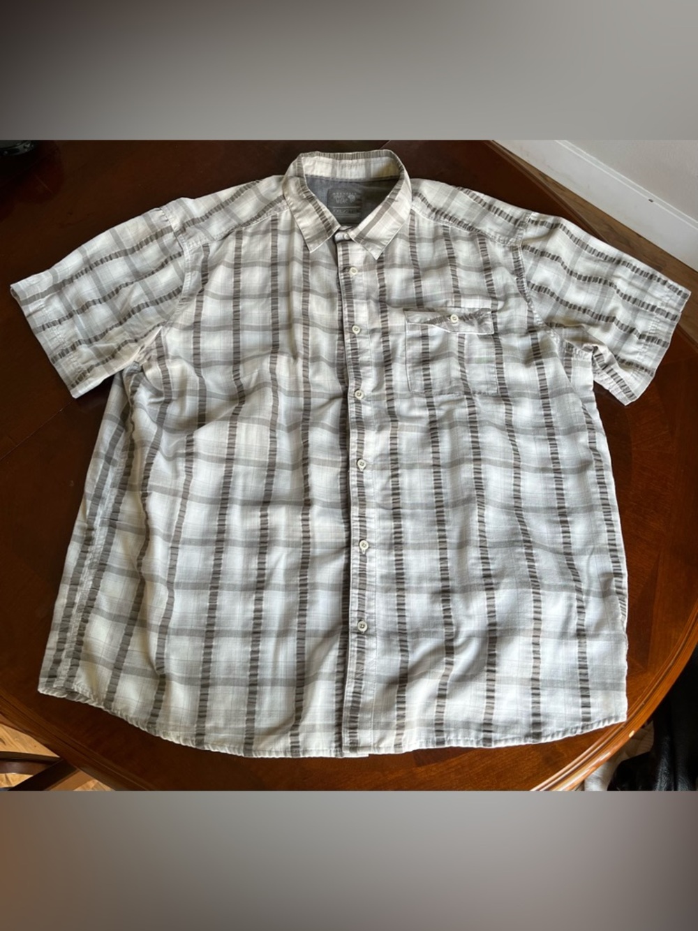 Mountain Hardwear Men's Gilmore Short Sleeve Button Up Shirt Size XXL Outdoor